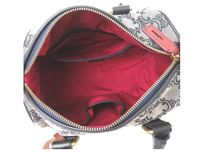 Céline Celine Triomphe Mini Boston Tasche Braun Schwarz - Ansicht 6