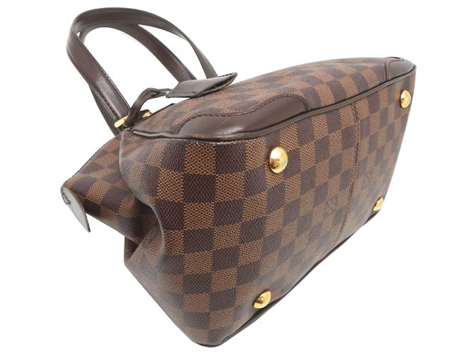 Borsa Louis Vuitton Verona PM Marrone - vista 3