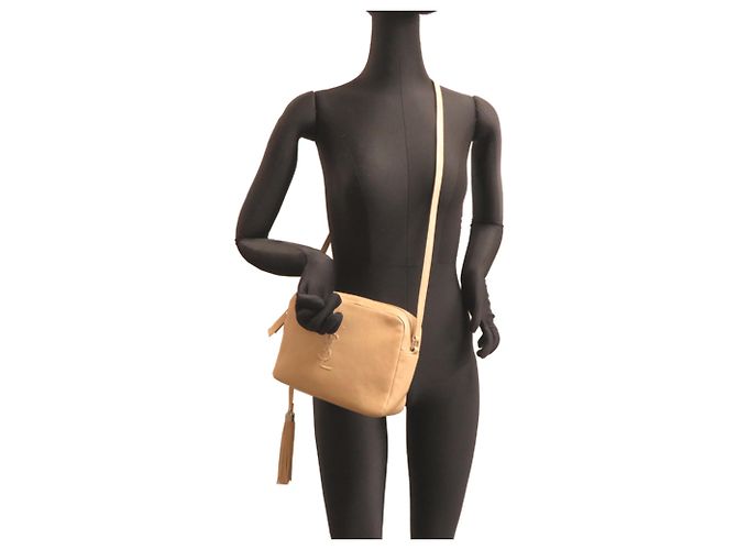 Borsa Camera Lou Saint Laurent Paris Beige - vista 9