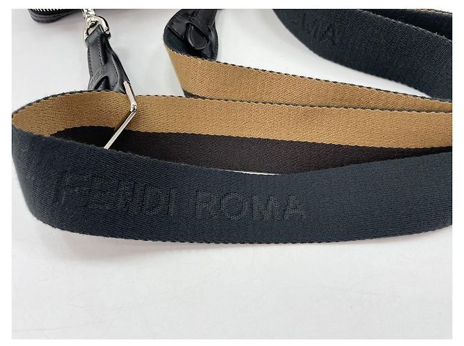 Borsa a tracolla Fendi Double Baguette Marrone - vista 10