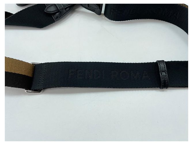 Borsa a tracolla Fendi Double Baguette Marrone - vista 11