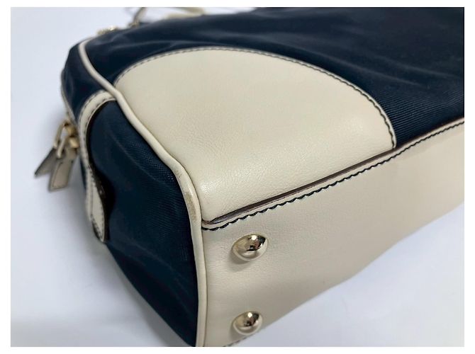 Borsa in nylon blu navy Gucci - vista 10