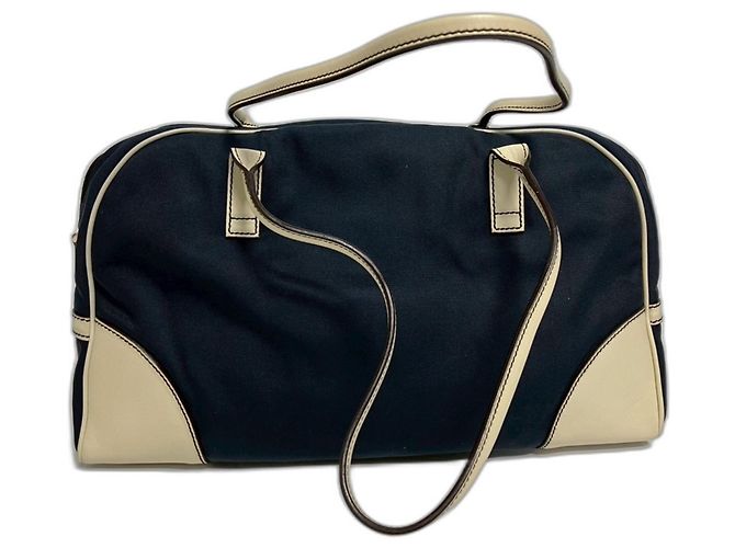 Borsa in nylon blu navy Gucci - vista 2