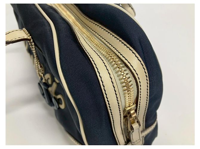 Borsa in nylon blu navy Gucci - vista 5
