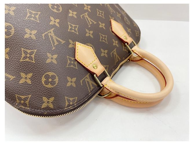 Borsa Louis Vuitton Alma Marrone - vista 10
