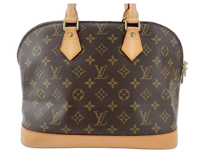 Borsa Louis Vuitton Alma Marrone - vista 2