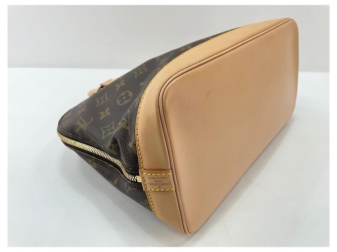 Borsa Louis Vuitton Alma Marrone - vista 7