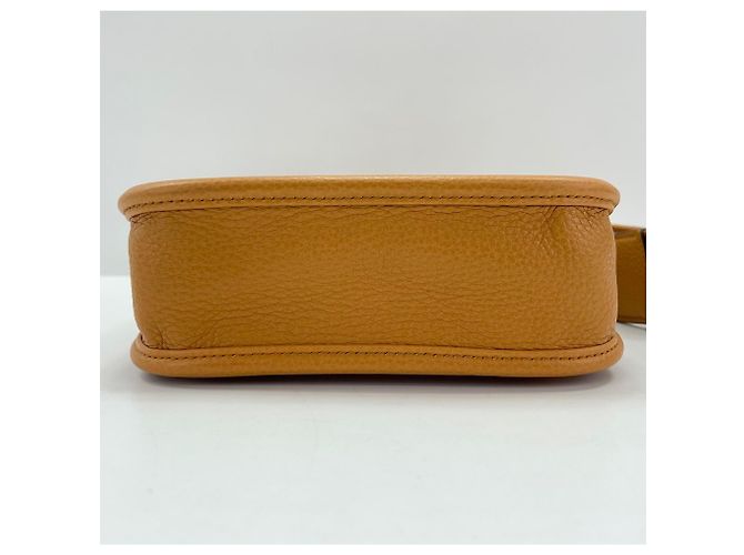 Borsa a tracolla morbida Prada Vitello Daino Marrone - vista 5