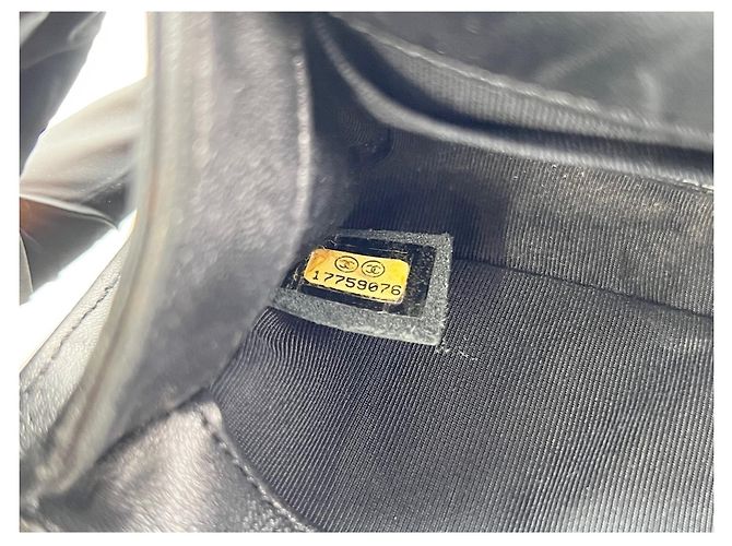 Mini borsa a tracolla Boy di Chanel Nero - vista 13
