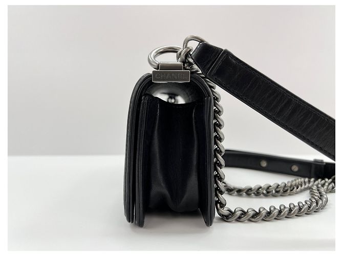 Mini borsa a tracolla Boy di Chanel Nero - vista 4