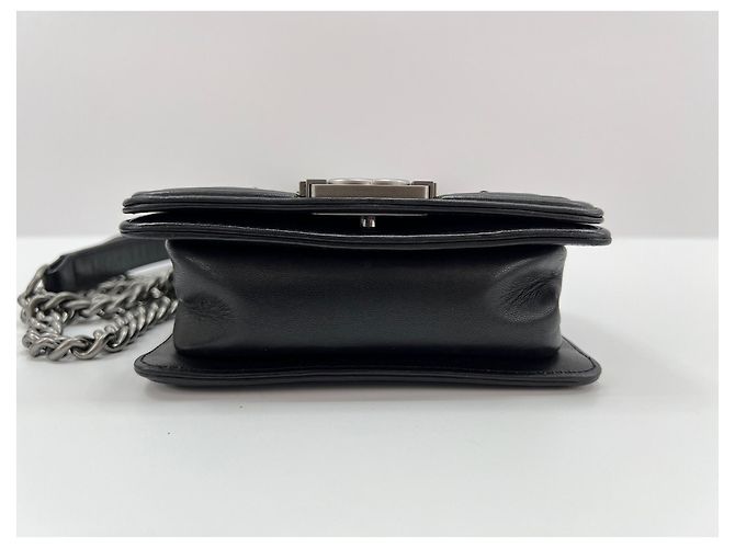 Mini borsa a tracolla Boy di Chanel Nero - vista 6
