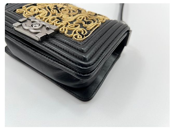 Mini borsa a tracolla Boy di Chanel Nero - vista 7