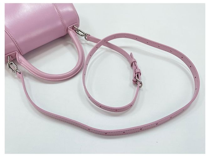 Borsa Hourglass di Balenciaga in rosa - vista 9
