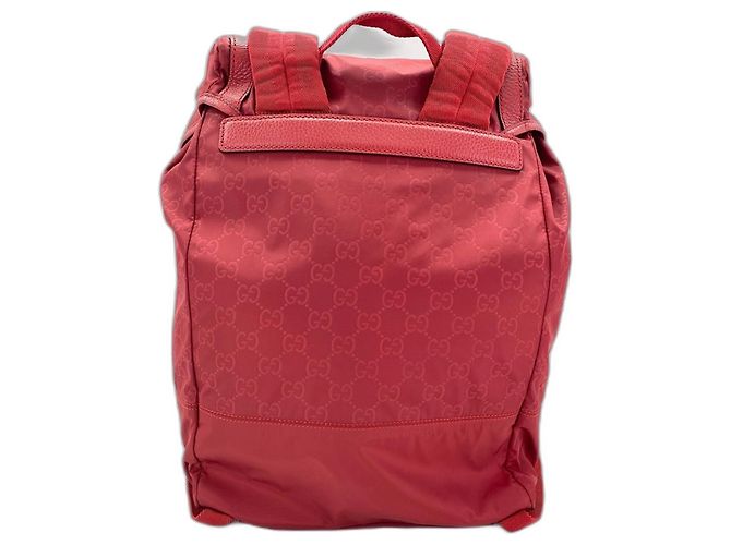 Zaino Gucci in nylon rosso - vista 2