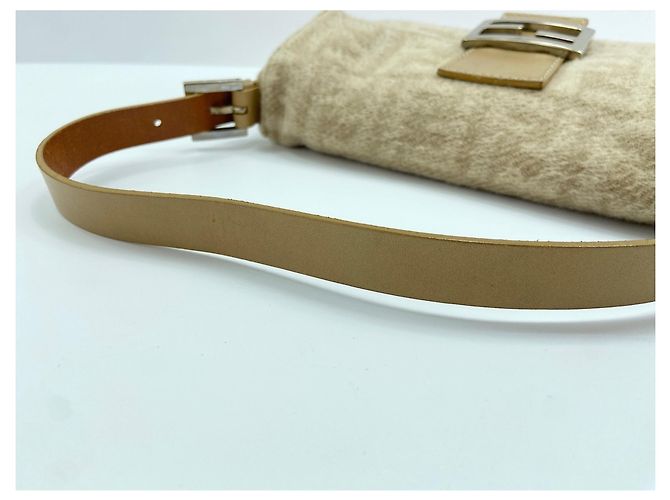 Borsa a secchiello Fendi Mamma Beige - vista 10