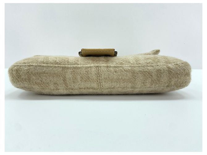 Borsa a secchiello Fendi Mamma Beige - vista 7