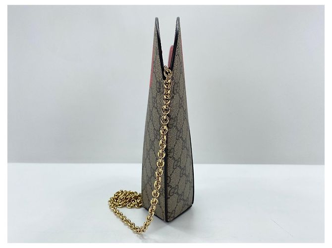 Borsa a Spalla Gucci Valentine's Day Beige - vista 5