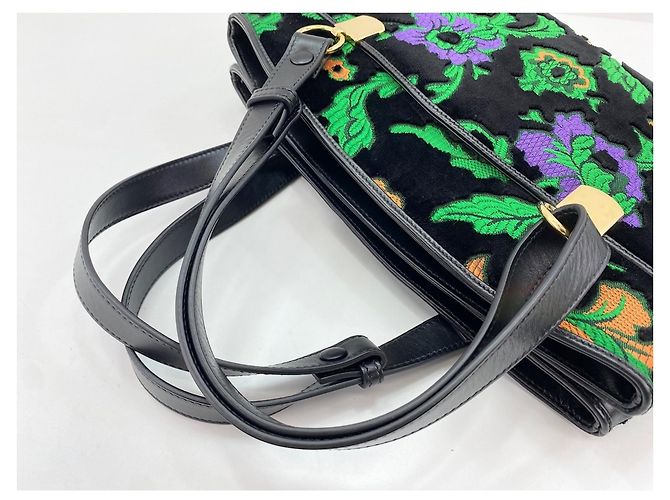 Borsa a Spalla Gucci Ally Nero - vista 10
