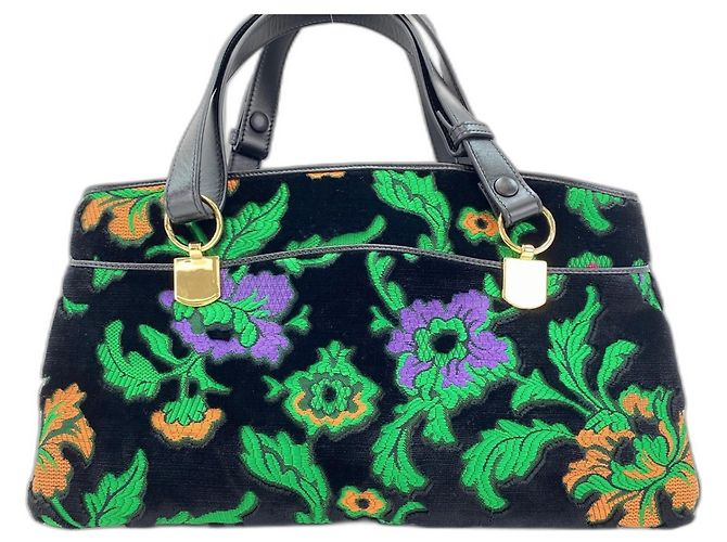 Borsa a Spalla Gucci Ally Nero - vista 3