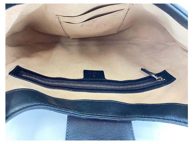 Borsa a tracolla Gucci Dionysus in pelle nera Nero - vista 12