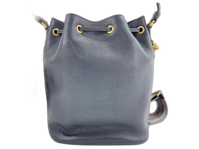 Borsa a 2 modi in pelle nera Prada Nero - vista 3