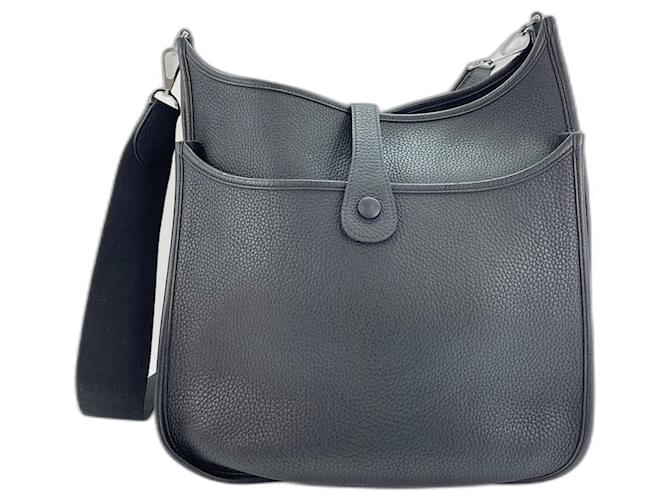 Hermès Borsa a tracolla Hermes Evelyne 3 Nero - vista 2