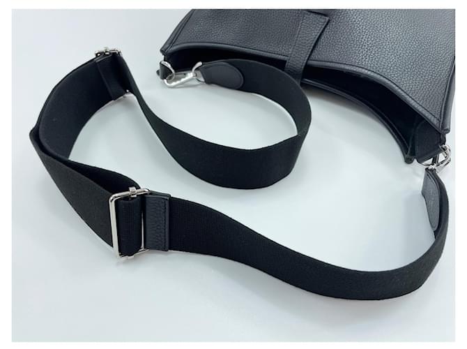 Hermès Borsa a tracolla Hermes Evelyne 3 Nero - vista 8
