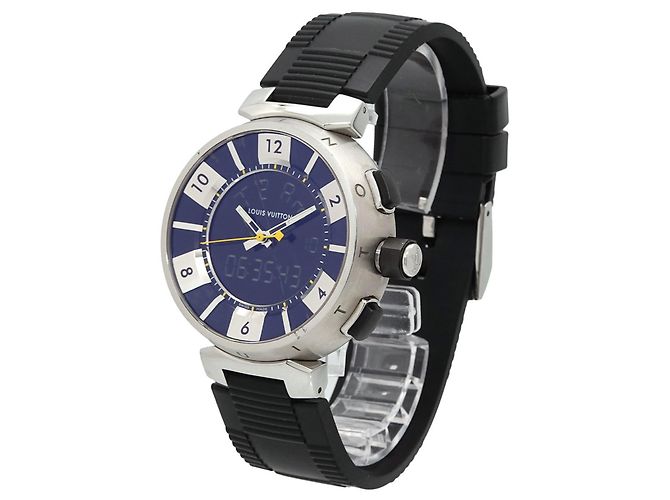 Relógio Louis Vuitton Tambour Black Quartz - vista 3