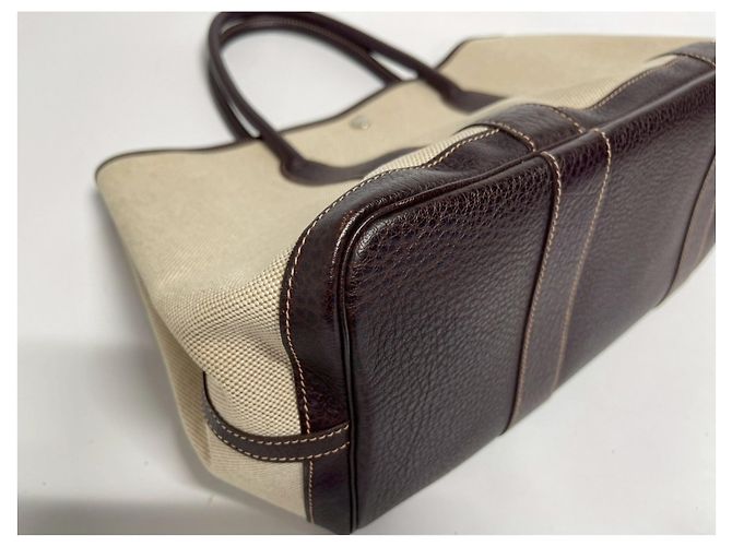 Hermès Borsa Hermes Garden Party Marrone - vista 4