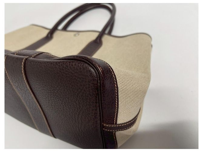 Hermès Borsa Hermes Garden Party Marrone - vista 7