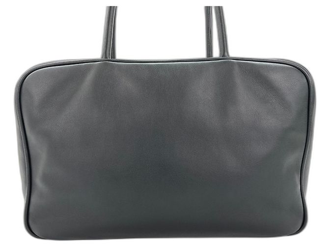 Borsa a mano Miu Miu in pelle nera con fiocco Nero - vista 3
