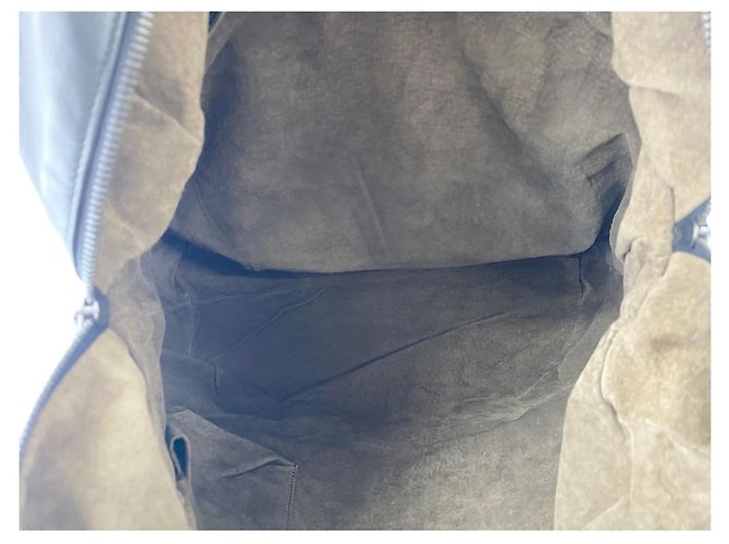 Borsa a Spalla Bottega Veneta Intrecciato Nero - vista 11