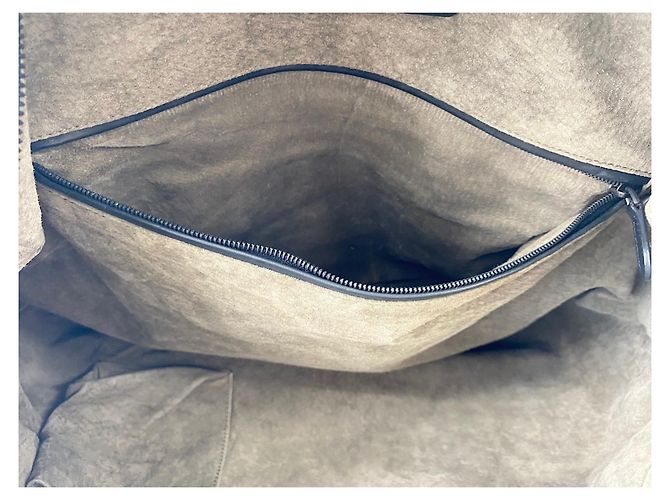 Borsa a Spalla Bottega Veneta Intrecciato Nero - vista 12