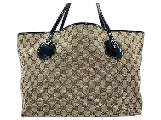 Borsa tote Gucci marrone - vista 2