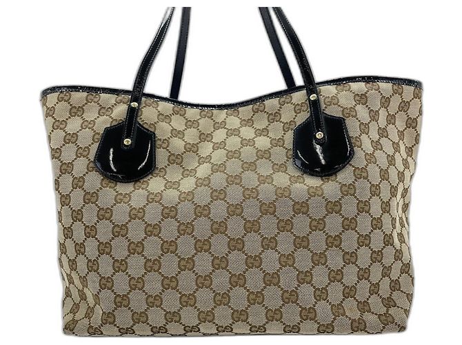 Borsa tote Gucci marrone - vista 3
