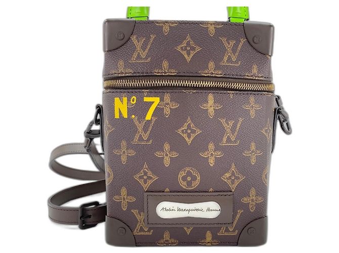 Borsa a Spalla Louis Vuitton Vertical Box Trunk Marrone - vista 2