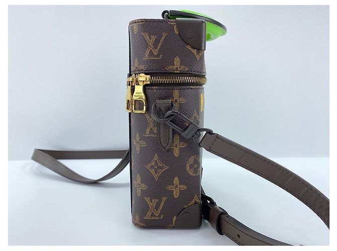 Borsa a Spalla Louis Vuitton Vertical Box Trunk Marrone - vista 5