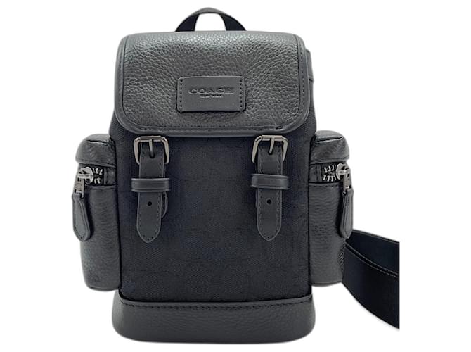 Borsa Coach Sprint Sling Pack Black Nero - vista 2
