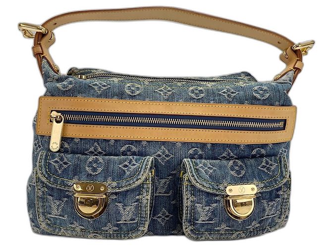 Borsa a Spalla Louis Vuitton Baggy PM Blu - vista 2