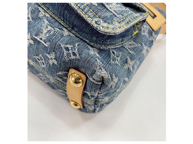 Borsa a Spalla Louis Vuitton Baggy PM Blu - vista 9