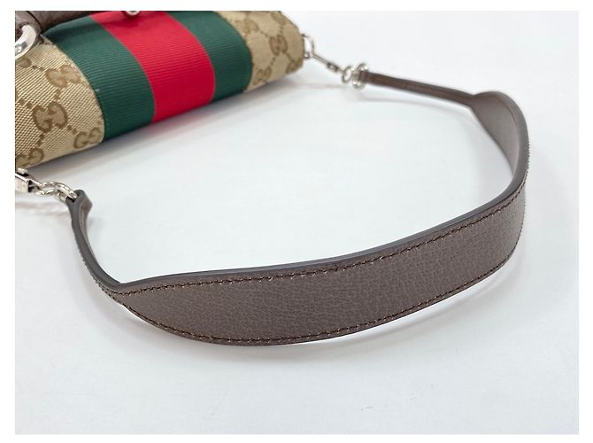 Borsa Gucci Horsebit marrone - vista 10