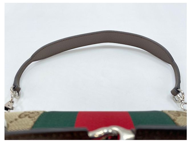 Borsa Gucci Horsebit marrone - vista 11