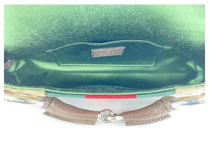 Borsa Gucci Horsebit marrone - vista 12
