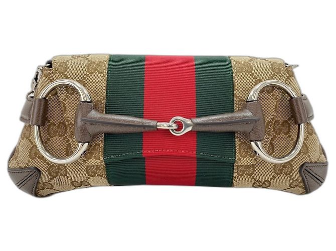 Borsa Gucci Horsebit marrone - vista 2