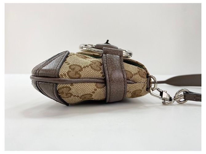 Borsa Gucci Horsebit marrone - vista 5