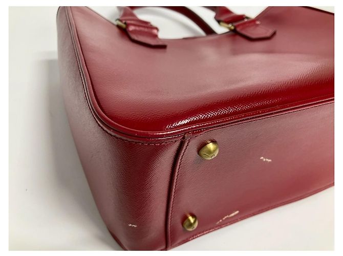 Borsa a mano/Borsa a tracolla in pelle rossa Burberry Rosso - vista 10