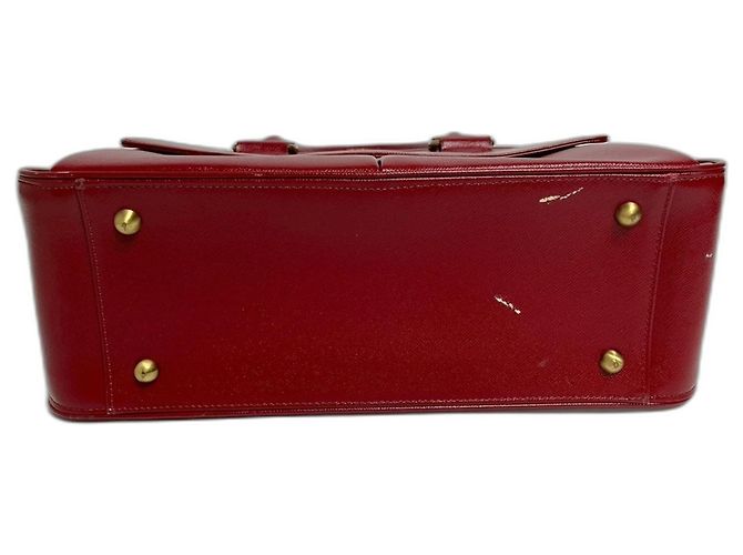Borsa a mano/Borsa a tracolla in pelle rossa Burberry Rosso - vista 3