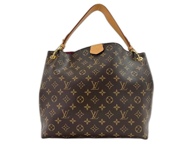 Borsa a Spalla Louis Vuitton Graceful Marrone - vista 2
