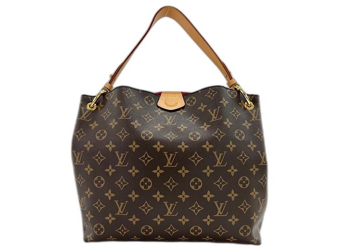 Borsa a Spalla Louis Vuitton Graceful Marrone - vista 3