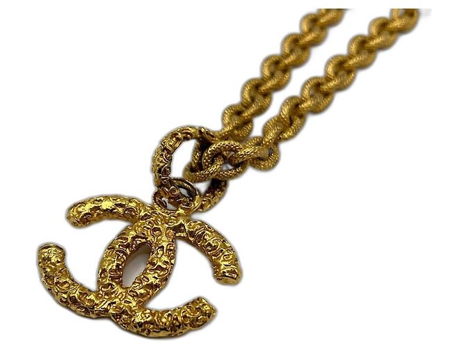 Collana Chanel Coco Mark in lava con placcatura in oro D'oro - vista 4